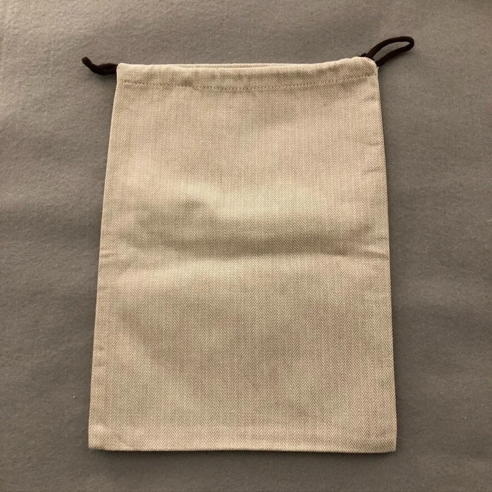 Hermes Dustbag Shoe Or Wallet Protection Drawstring Bag 9.5x13 Storage Gift